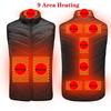Unisex USB Heated Temperature-Control Short-Sleeve Vest for Winter