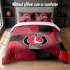 Charlton Athletic FC Design Bed Bedding Set 1 Duvet Cover + 2 Pillowcases Soft Breathable Household Bed Linens