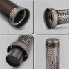 MOKALA SPEED Modified 51mm 60mm Muffler Honeycomb Catalyst Sound Eliminator Motorcycle Exhaust DB Killer
