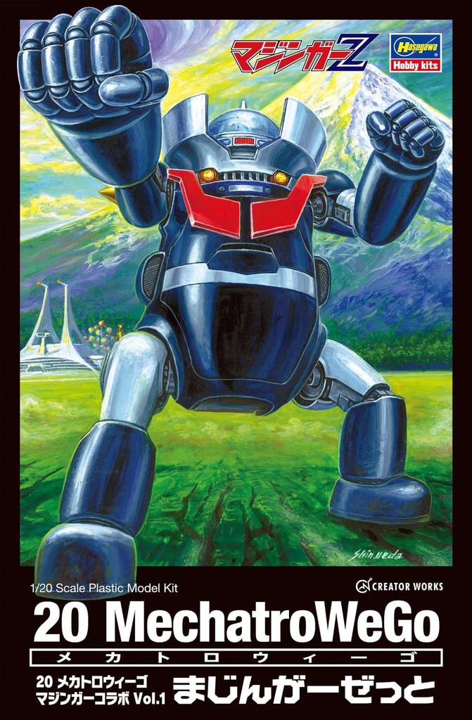 Hasegawa MechatroWeGo Mazinger Collaboration Vol.1 Mazinger Z 1/20 Scale Plastic Model MZ01 (Robot)