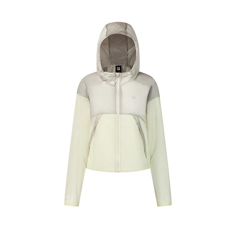 

FILA Fitness Classic Versatile Comfortable Loose Hooded Woven Jacket Women jackets Refreshing-Green A11W621708FLG L