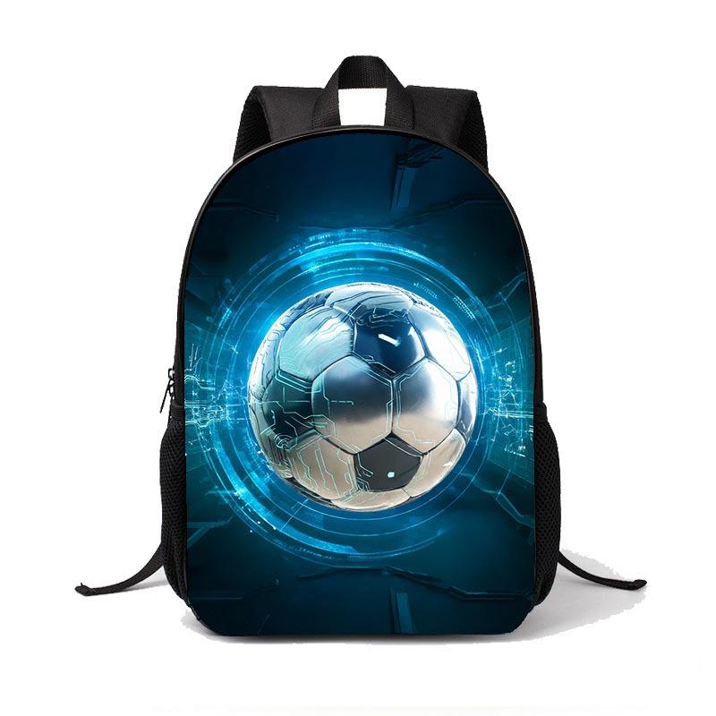 New Football Primary School Student Backpack 1-3 Grades Reduced Burden Backpack Fashion Trend Backpack for Boys and Girls