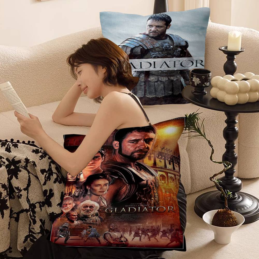 Gladiator Classic Movie Personalized Pillow Dust Cover Bedroom Kids Party Decoration Pillowcase Birthday Children Gift