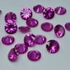 21 Pcs Natural Ruby Excellent Round Cut 0.65 Carat CERTIFIED Pink Loose Gemstone H-42-h