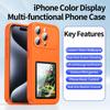 Dynamic Phone Case For Iphone Photo Transfer, Video Playback, Touch Screen, Multifunctional Bluetooth Phone Cover For IPhone 17 16 15
