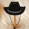 Ladies fishbone rhinestone western cowboy hat, style party vacation dinner accessories retro export explosion