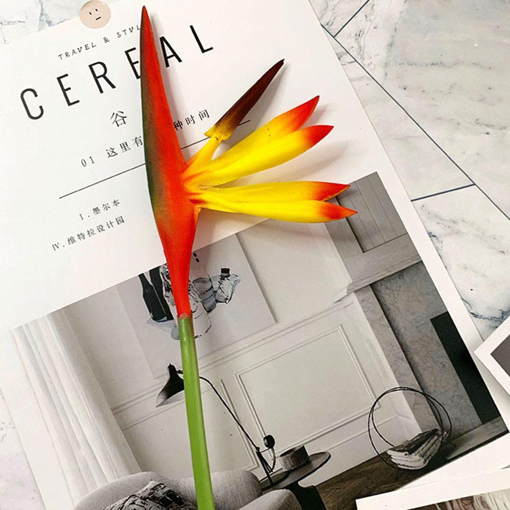 Artificial Flower Bird Of Paradise Fake Plant Silk Strelitzia Reginae Home Decor Dried Flowers Hot Room Decor Home Accessories