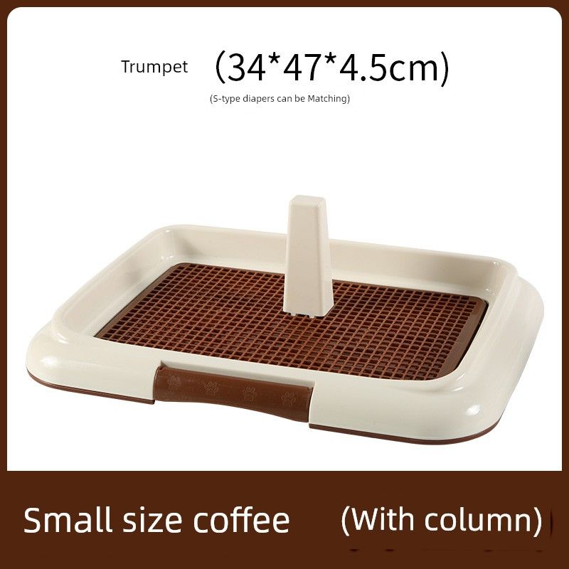 

Туалет для собаки Тедди Маленький размер Маленький размер Собаки Золотистый ретривер Большой лоток для собаки Средний Большой Собачий писсуар Товары для питомцев Small size coffee (with column)