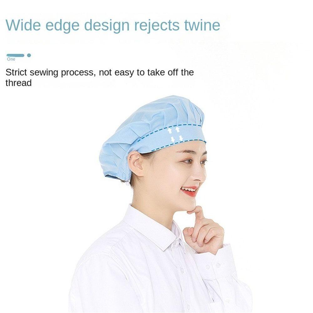 Hair Nets Work Hat Mesh Cooking Hygienic Cap Chic Chef Hat  Canteen Catering