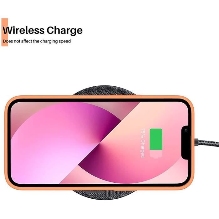 Coque Silicone - PROSHOP® - iPhone 13 Pro - Ultra Fin - Toucher Doux - Chargement Sans Fil