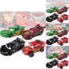 Alloy Racing Car Toy Collection Featuring Mater Orange Bad Guy And Lightning Mcqueen