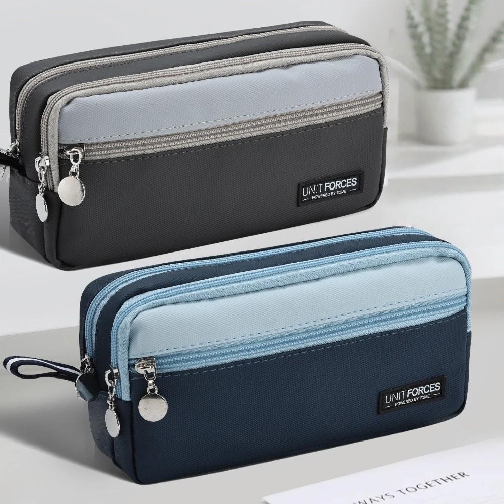 Oxford Cloth Pen Storage Case Multi-Functional Stationery Bag New Pencil Pouch  School Use