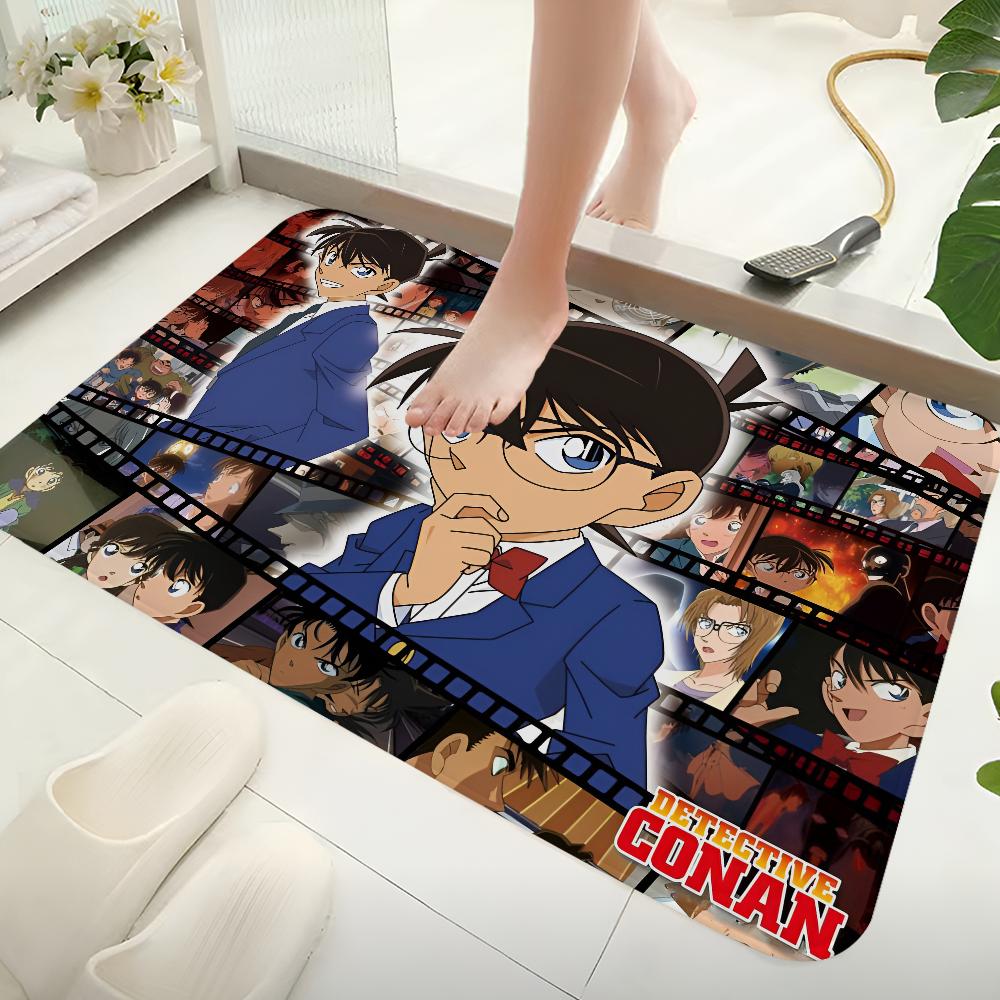 

Detective Conan Anime Floor Mat Non-Slip Laundry Room Mat Laundry Decor Balcony Child Living Room Bedside Mats 40x60cm