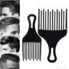 1pc Insert Afro Hair Pick Comb Wide Comb Teeth Hair Fork Brush Man Oil Head Hair Plastic Gear Comb Curly Afro Hairdressing Tools