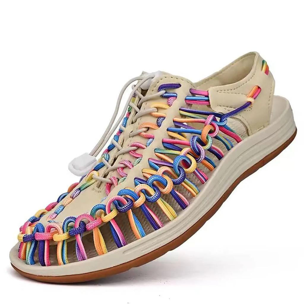 Fashion Beach Shoes for Men Weaving Eva on Offer in Welcome Deal Trend 2025 Descount Open Toe Color High Quality New Design Man Sandals