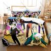 Soul Eater 3PCS Bedding Set, Duvet Cover + 2 Pillowcases, Classic Anime Print Soft Microfiber for Manga Fans Bedroom Decor