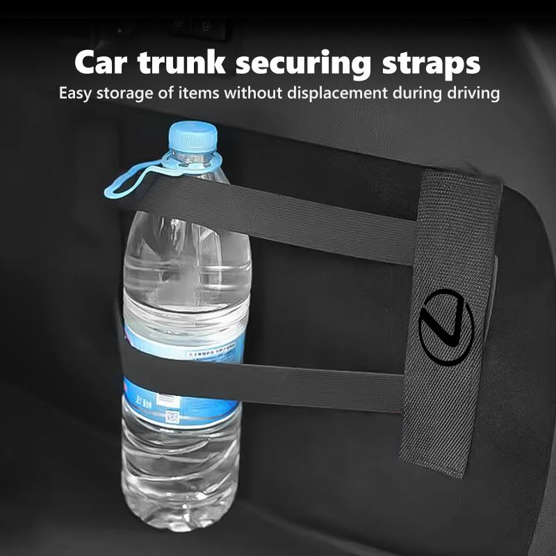 For Lexus Car Back Rear Trunk Storage Mesh Fixed Straps Storage Net Seat Back Fixing Bag F SPORT ES RX NX LS UX LM LX GX LC RZ