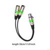 Splitter Cord, 1 XLR Female To 2 Male Y Cable, 30cm for Equelizer