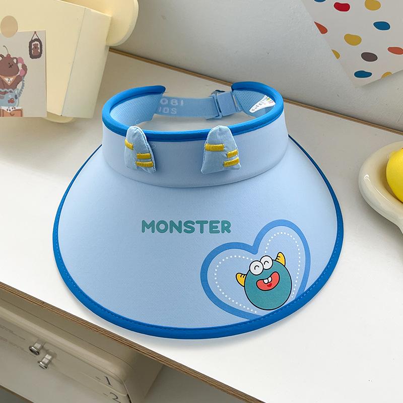 Kinder Sonnenschutzhut Sommer Mädchen UV Anti Luft Zylinder Cartoon Baby Junge Große Krempe Outdoor Sonnenhut