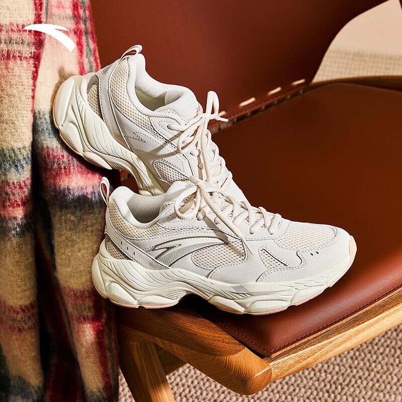 ANTA Chenguang Women's Retro Casual Platform Sneakers
