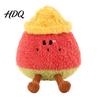 Teeth Grinding Toys for Puppies Plush Fruit Dog Toy with Bell Squeaky Interactive Chew Toy Funny Anthropomorphic Soft Stuffed Small To Medium