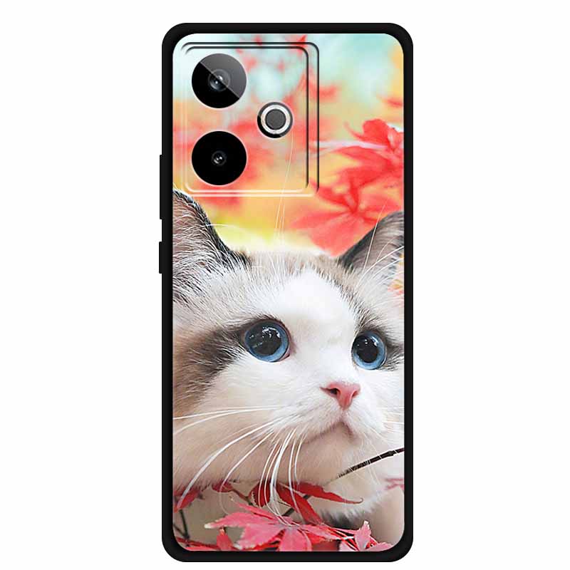 For Realme GT 7T GT7 Case Cool Animal Protective Silicone Back Cover Cases For Realme GT 7 Black Phone Funda Realme GT 7T Coque