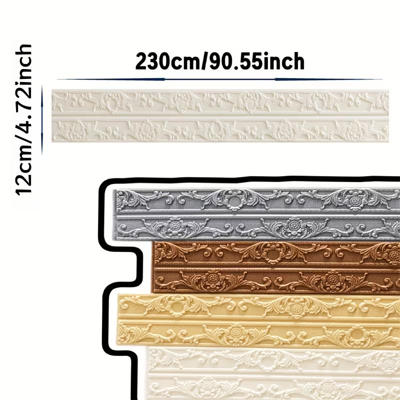 1PC 2.3m/9.2m Foam Skirting Line Self-adhesive Internal External Corner Molding Trim Door Frame Window Sill Ceramic Tile De