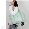 Expandable Waterproof Yoga & Travel Bag with Universal Wheels and Wet/Dry Separation