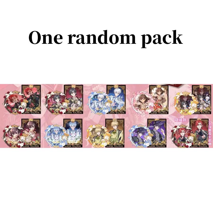 Брелок-значок Link Click Лу Гуан & Чэн Сяоши & Цяо Лин, AR Интерактивный, Блестящий, Лазерный, Оловянный Значок, Коллекционный Блок-сюрприз с Персонажами Аниме, 75 мм One random pack *1ea