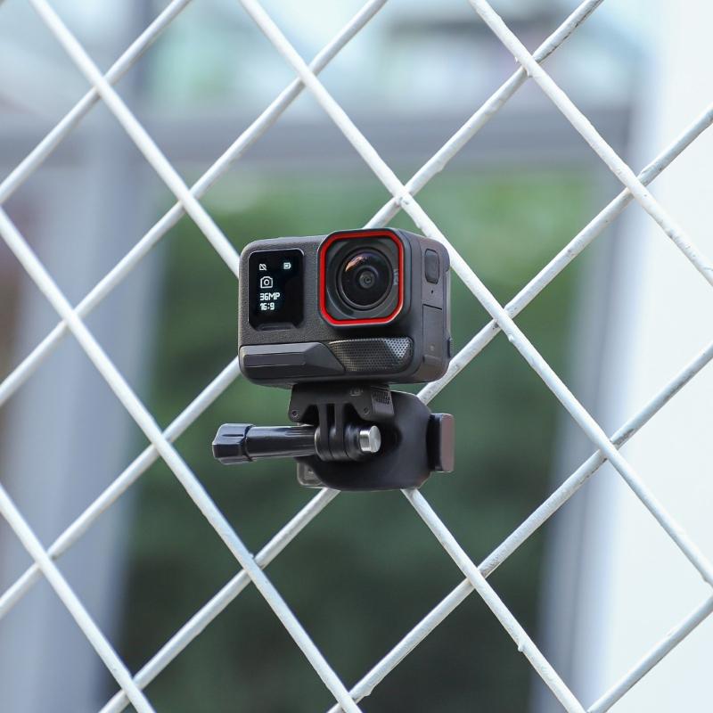Flexible Camera Mount 180°Tilt 360°Rotation Quick Release Silicone Clamp for Sports Bike Motorcycles Fishing Poles