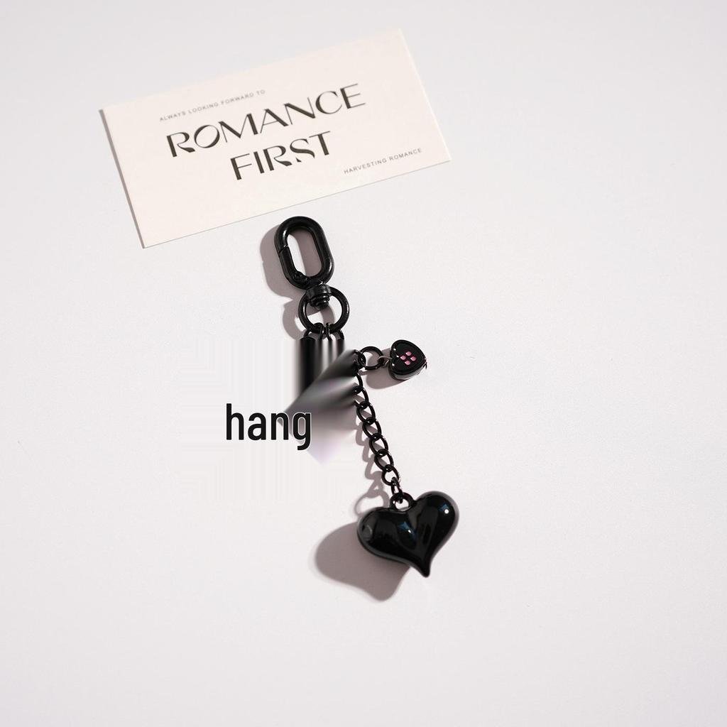 Cute Four-Leaf Clover Heart Keychain Pendant - Small Gift Car Backpack Charm