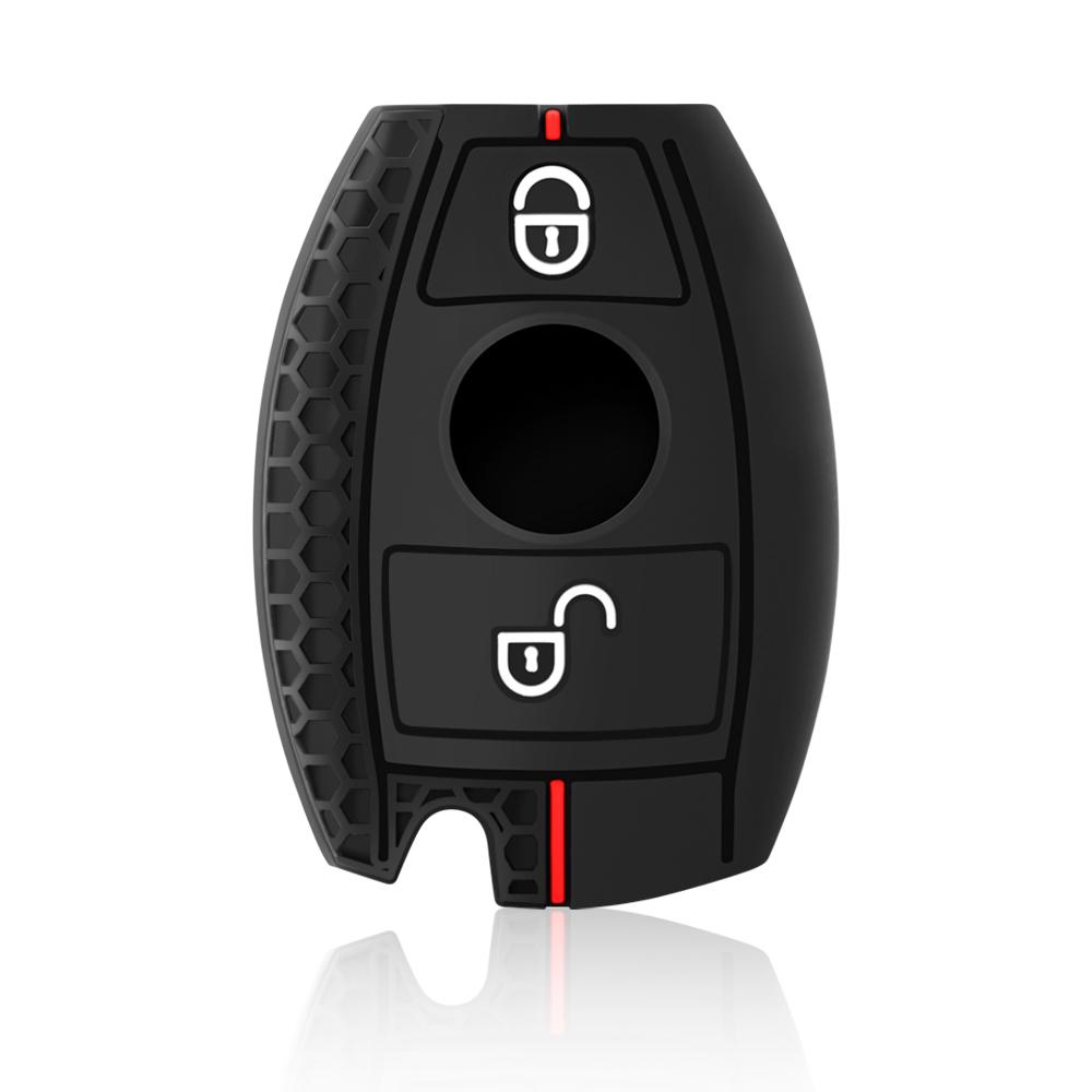 Silicone Car Key Case Cover for Mercedes Benz A B C E Class GLS GLA GLK GLC CLS CLA AMG W204 W205 W212 W463 W176 Keychain Fob