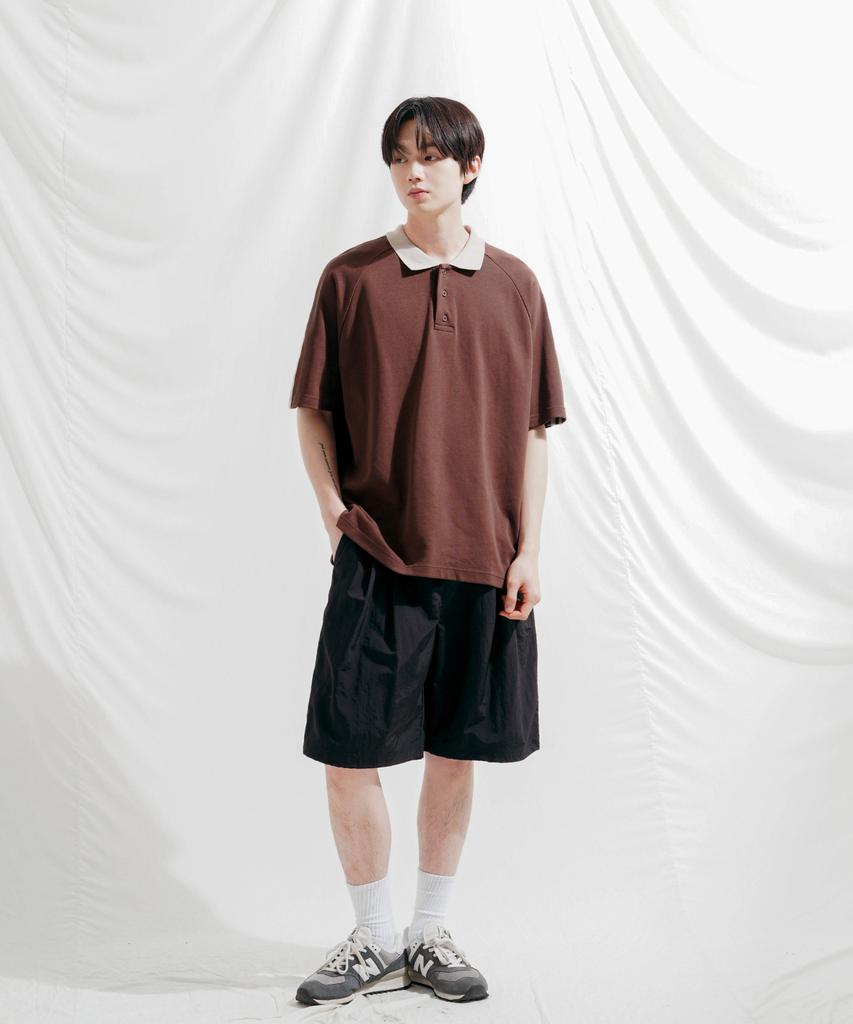 JEMUT Easy Summer Nylon Half Pants Black Oysp2566