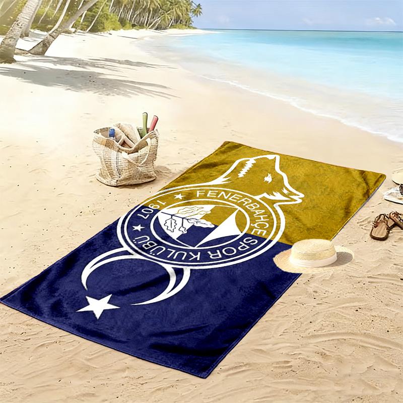 Fenerbahce2 Print Beach Towel, Large Soft Quick Dry Towel for Beach Camping Swimming