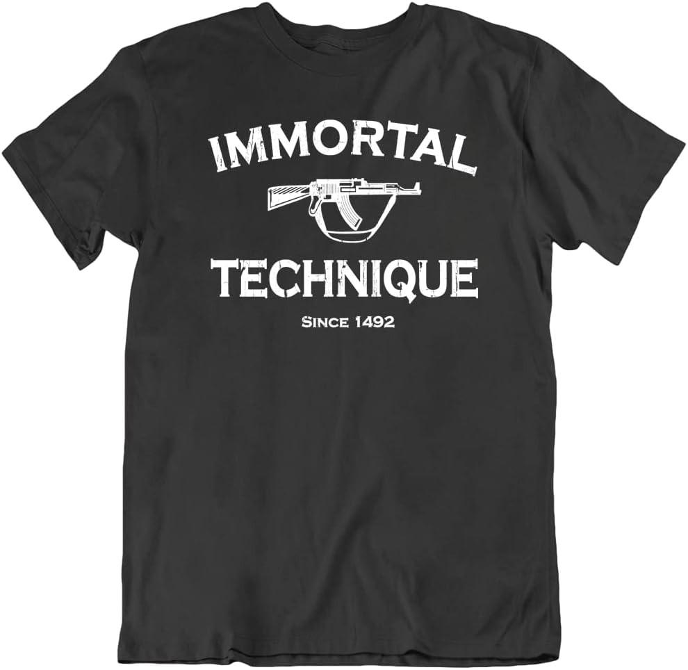 Immortal Technique Tee Army TShirt Father#039;s Mother#039;s Day Men Women Unisex T-Shirt M
