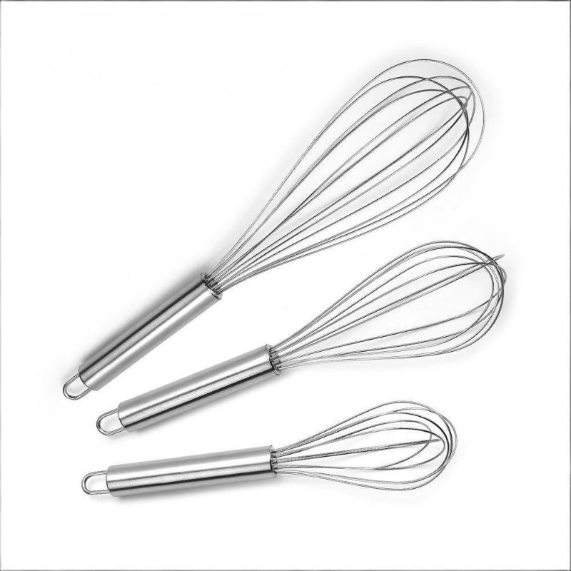 Handheld Cream Mixer Stainless Steel Egg Beater, Kitchen Wire Ball Egg Beater, Milk Beater, Egg Mixer, Mixing Tool