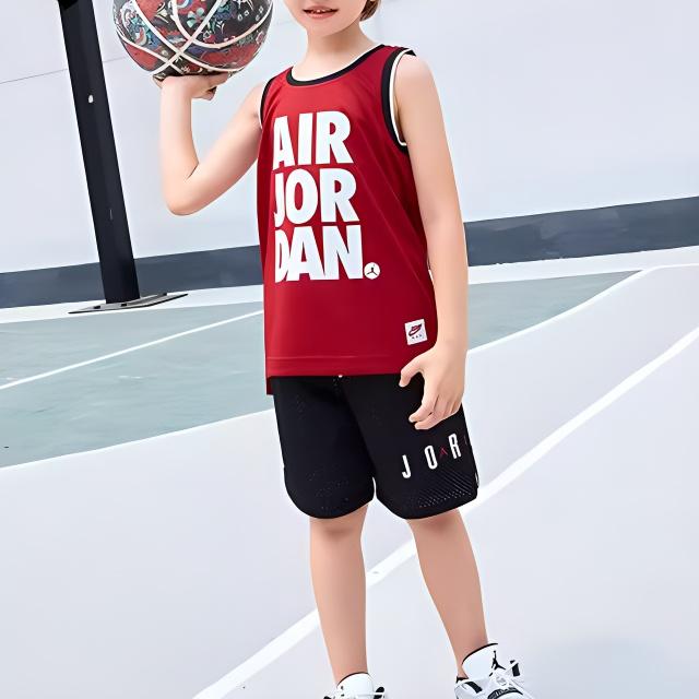Jordan Kids' Basketball Jersey Red Kids' JD2122004GS-002