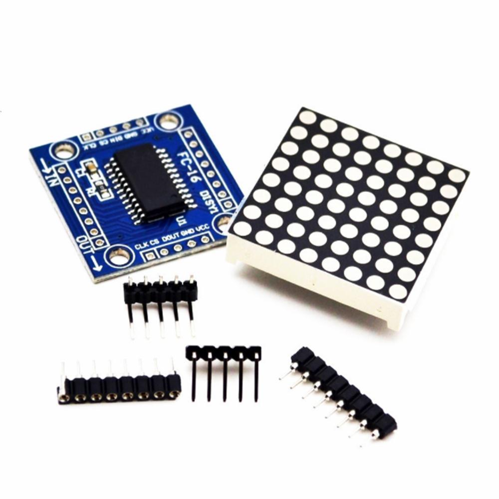1PCS 5V Red/Blue/Green MAX7219 LED Matrix Module 1 Bit Display 8*8 CommonCathode With 3Pin Header