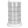 5 Layer Rotating Hair Accessories Organizer with Dust Proof Lid Bathroom Container Rotatable Jewelry Storage Box