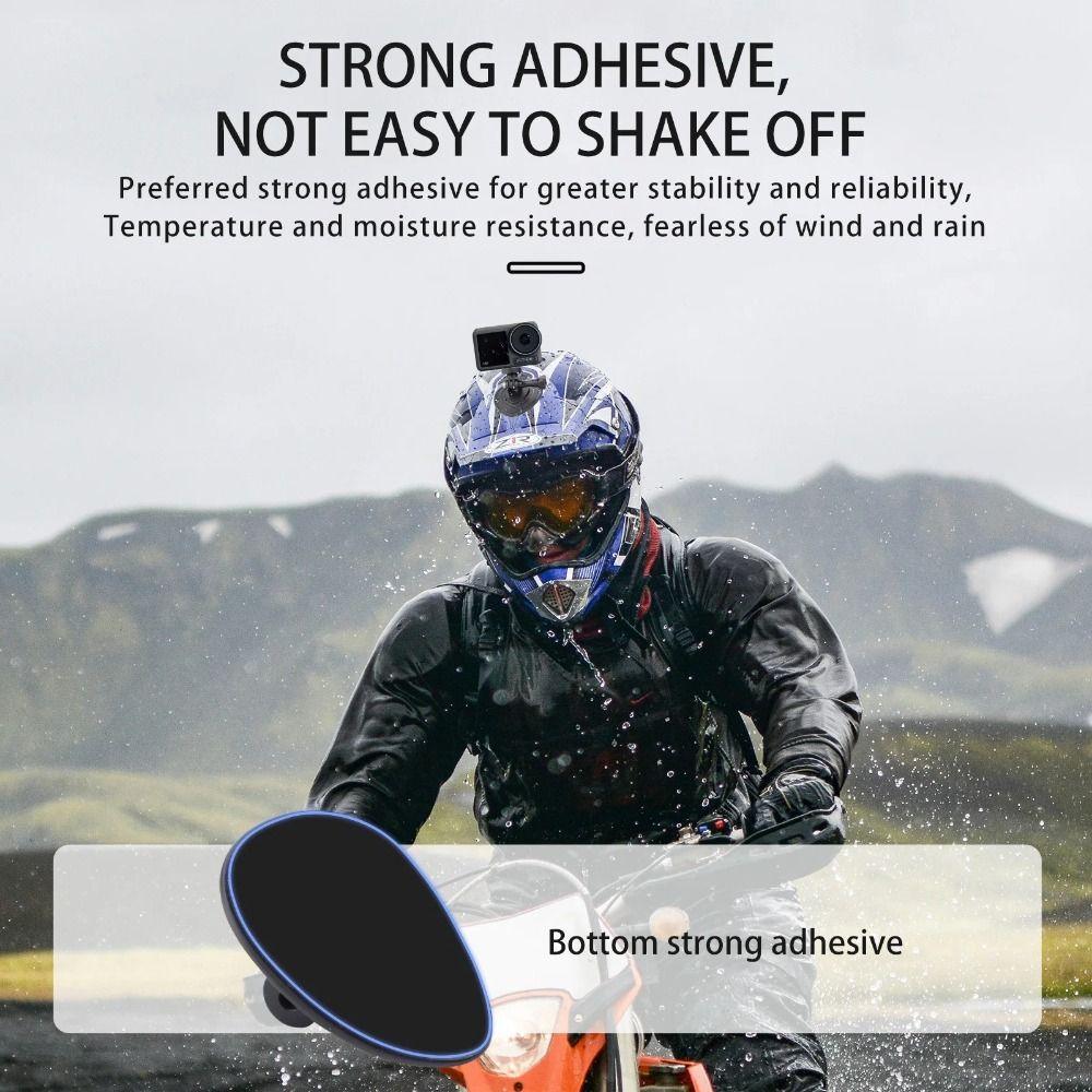 Durable Camera Helmet Mount for DJI Gopro/OSMO Action/Insta360 Go/Ace Camera Accessories