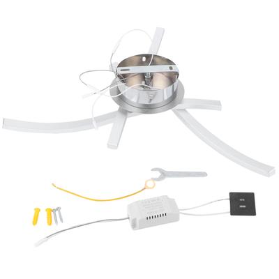 LED Deckenleuchte Nordisch Modern Wellenstreifen Design Lampe Wohnzimmer Schlafzimmer Weißes Licht AC85265V