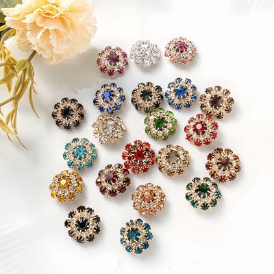 In-Stock Fashion Rhinestone Metal Coat Jacket Buttons