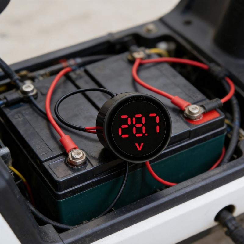 High Precisions Voltmeter Circular Voltage Gauge Meter With 4V 100V Ranges For Circuit Diagnosis And Equipment Maintenance