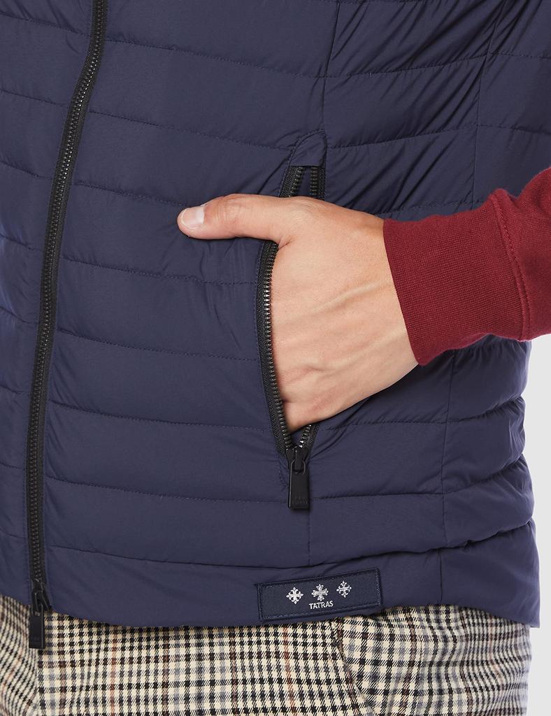 TATRAS SAGUM Down Size 2021 Authentic Men's Vest, Blue, 3, Model,