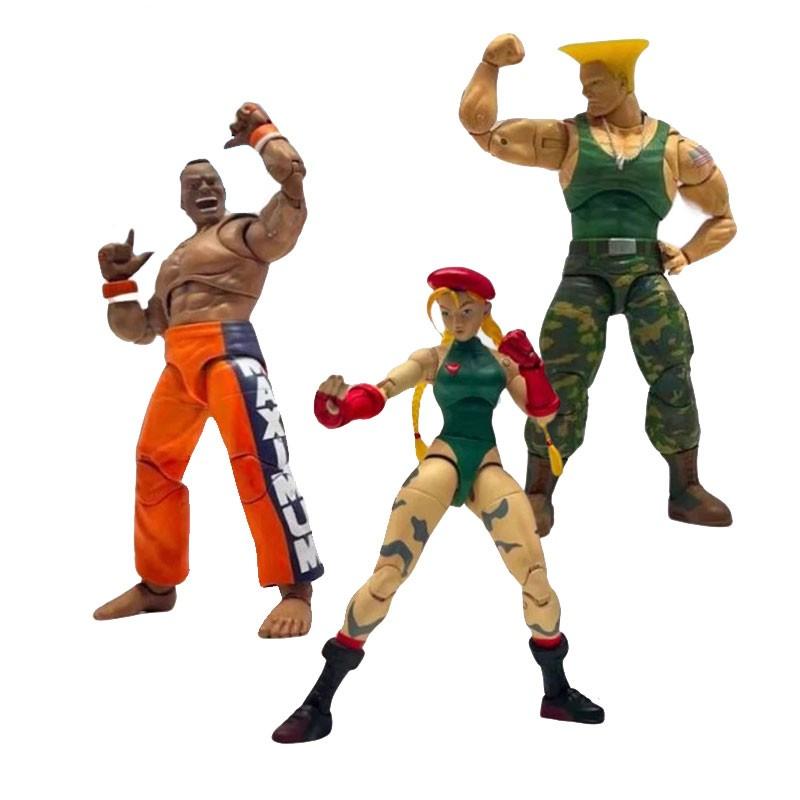 Jada Street Fighter 6 Cammy White Guile Dee Jay Model Toy Anime Figure Action Figure Street Fighter Model Gift Collect Doll