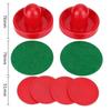 8pcs/set Standard Plastic Air Hockey Pushers And Pucks Replacement For Game Tables Goalies Accessories