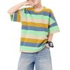 6-14 Years Kids Round Neck Striped T-shirt