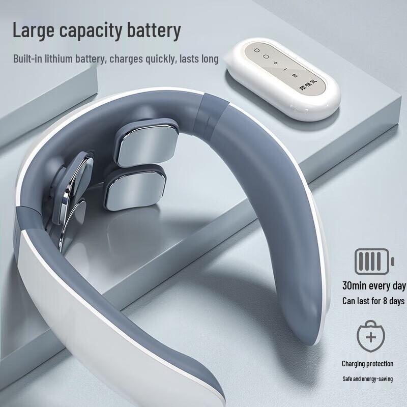 AUX Smart Pulse Neck Massager with Heat and Remote