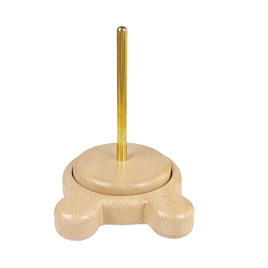 TOMMYFIELD Вращающаяся пряжа Деревянная пряжа Вращающийся деревянный держатель для пряжи Держатель, Подставка, (Держатель для пряжи)