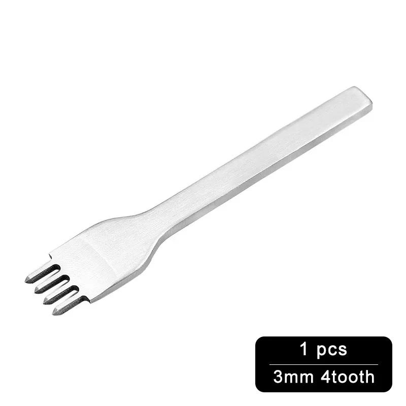 Instrument de sculptură în piele DIY, sutură de tăiere rotundă, perforare, spațiere, cusut manual, set de sculptură de artă în piele